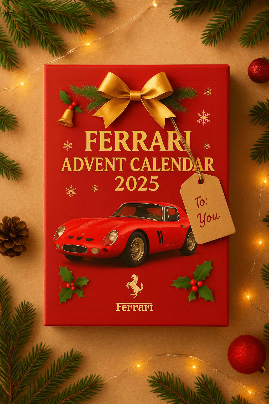 🎄 Kalendarz adwentowy Ferrari F1 Racing Legends 2025 – Edycja kolekcjonerska 🏎️✨