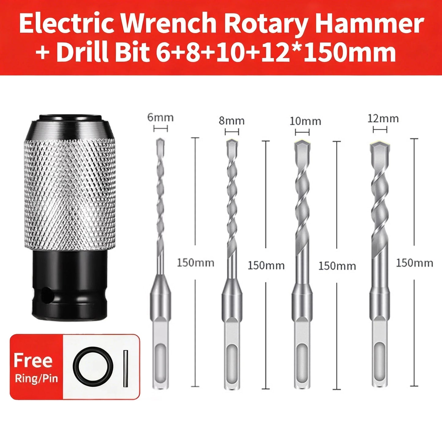 🔧Przejściówka z klucza do wiertarki na młot elektryczny🧰