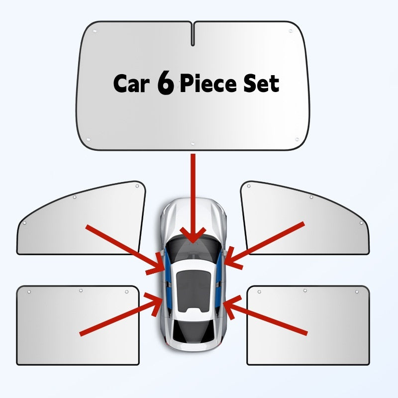 Automobilio lango apsauginis skydelis nuo saulės (universalus visiems transporto priemonių modeliams)-LT