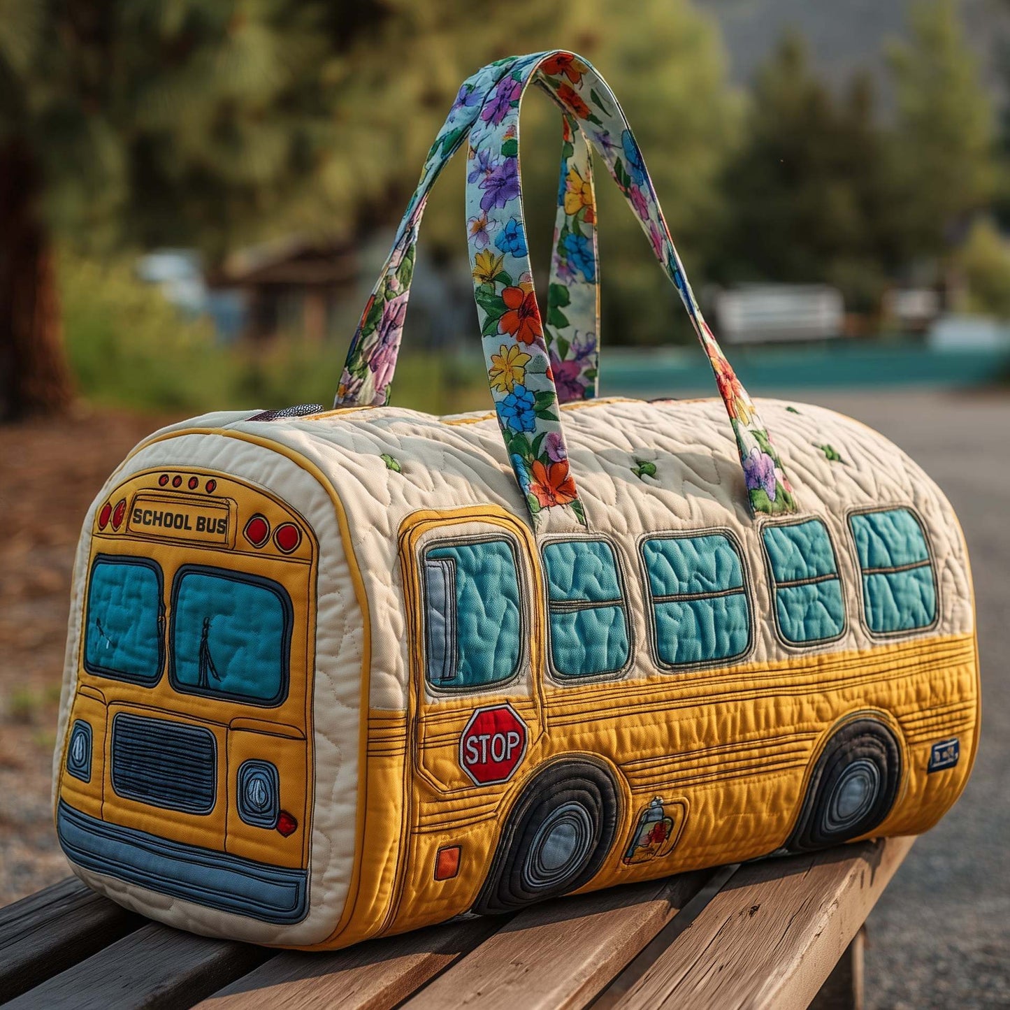 Torba podróżna Hippie Van Quilted