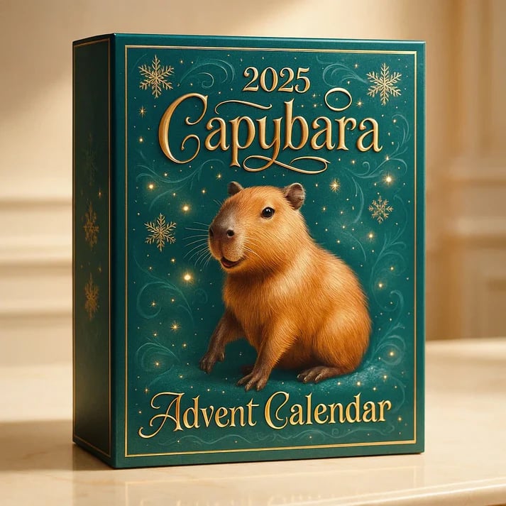 🎄Capybara Advento kalendorius 2025 m-LT