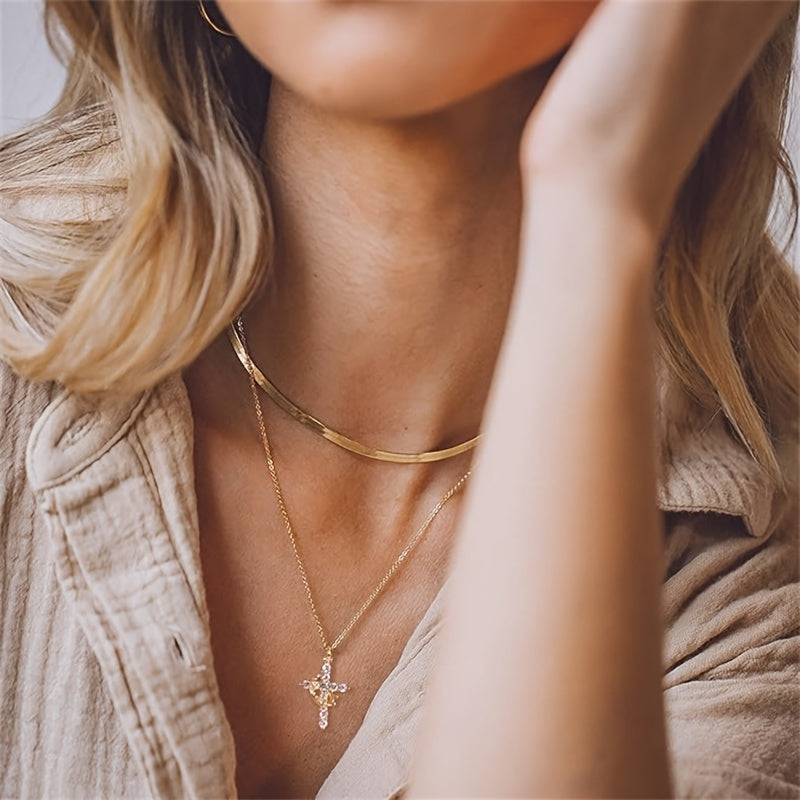 Karūnos kryžiaus tikėjimo karoliai-LT