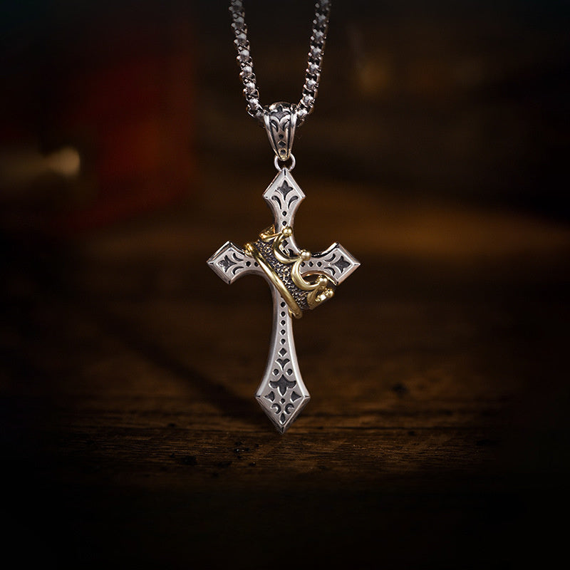 Pakabukas su Karalystės kryžiumi ir karūna-LT