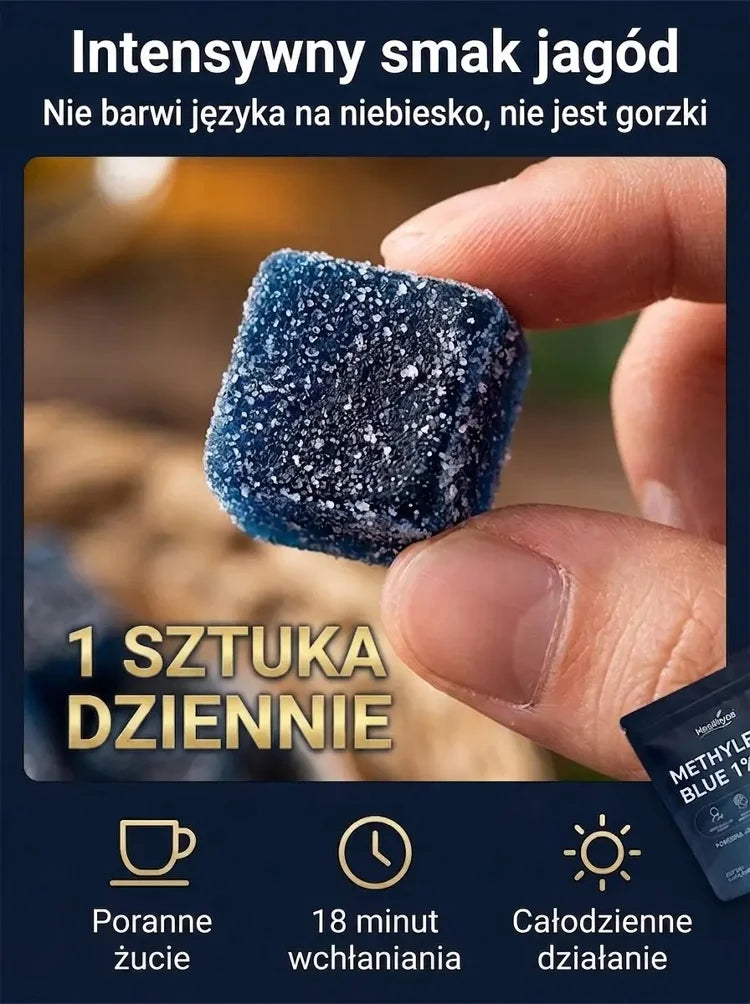 Niebieskie żelki łagodzące ból nerwowy