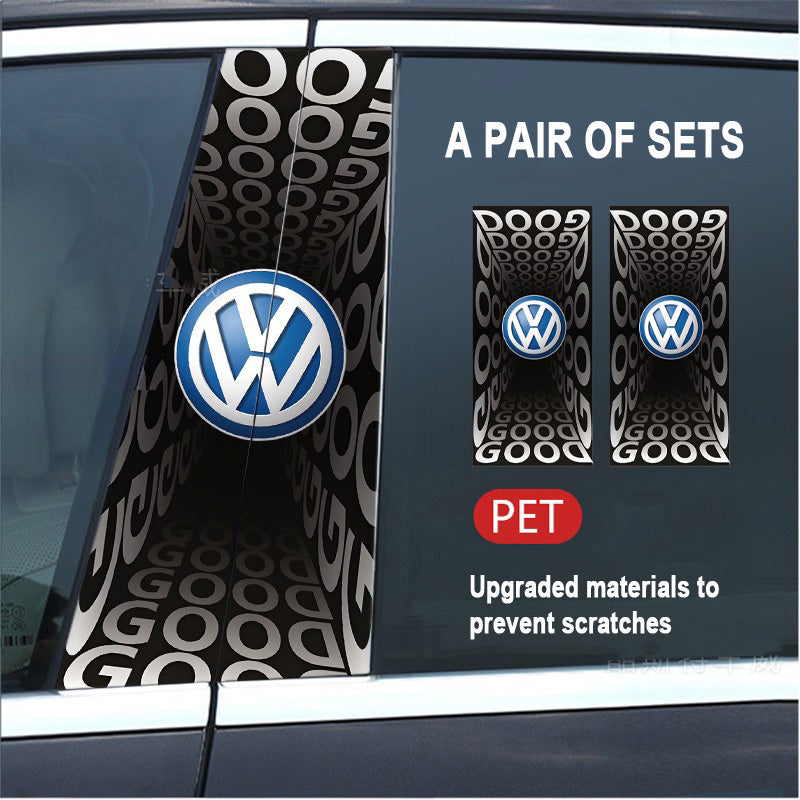 🔥Išpardavimas🔥2025 m. automobilio „Creative“ B statramsčio modifikavimo HD apsauginė plėvelė (2 vnt.)-LT