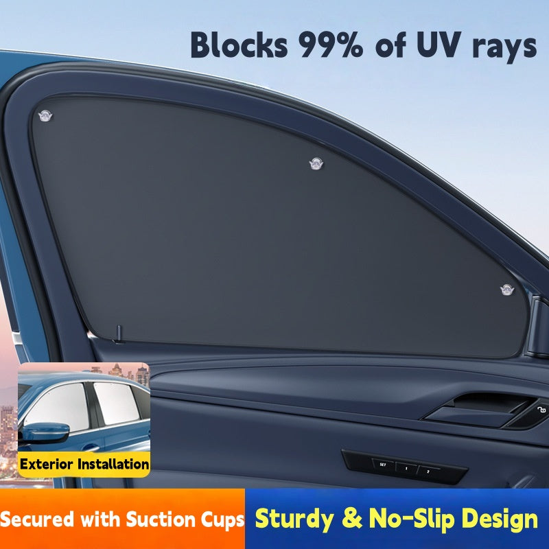 Automobilio lango apsauginis skydelis nuo saulės (universalus visiems transporto priemonių modeliams)-LT