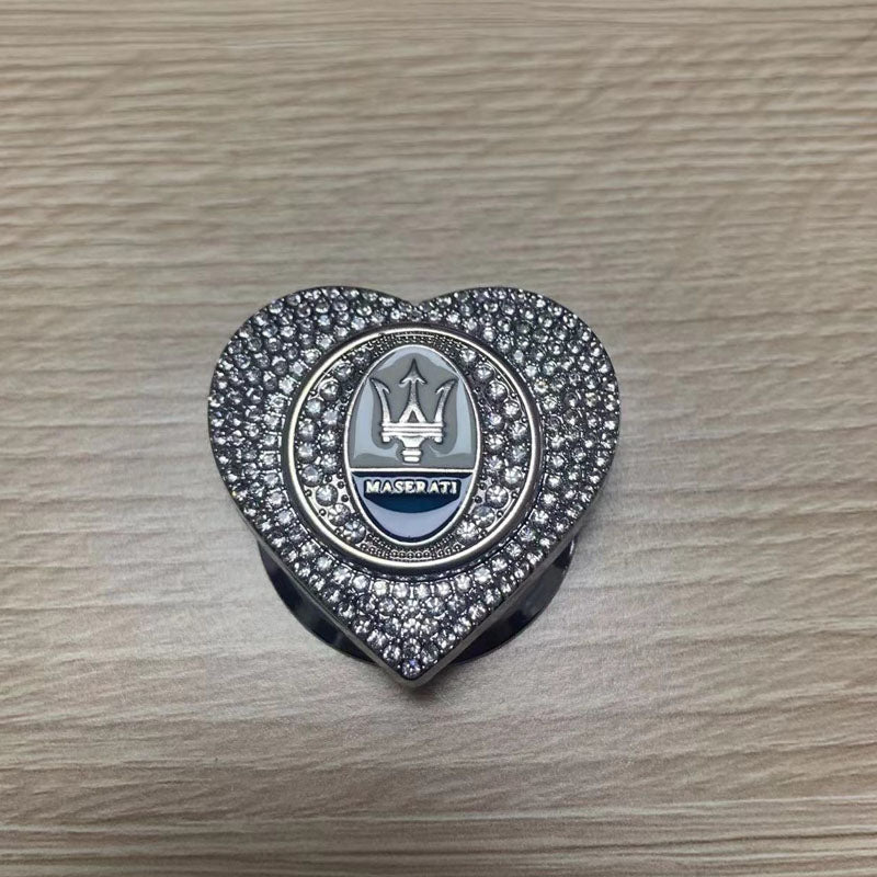 Προσφορές 2025🔥Προστατευτική θήκη με ένα κουμπί σε σχήμα καρδιάς, διακοσμημένη με διαμάντια-GR