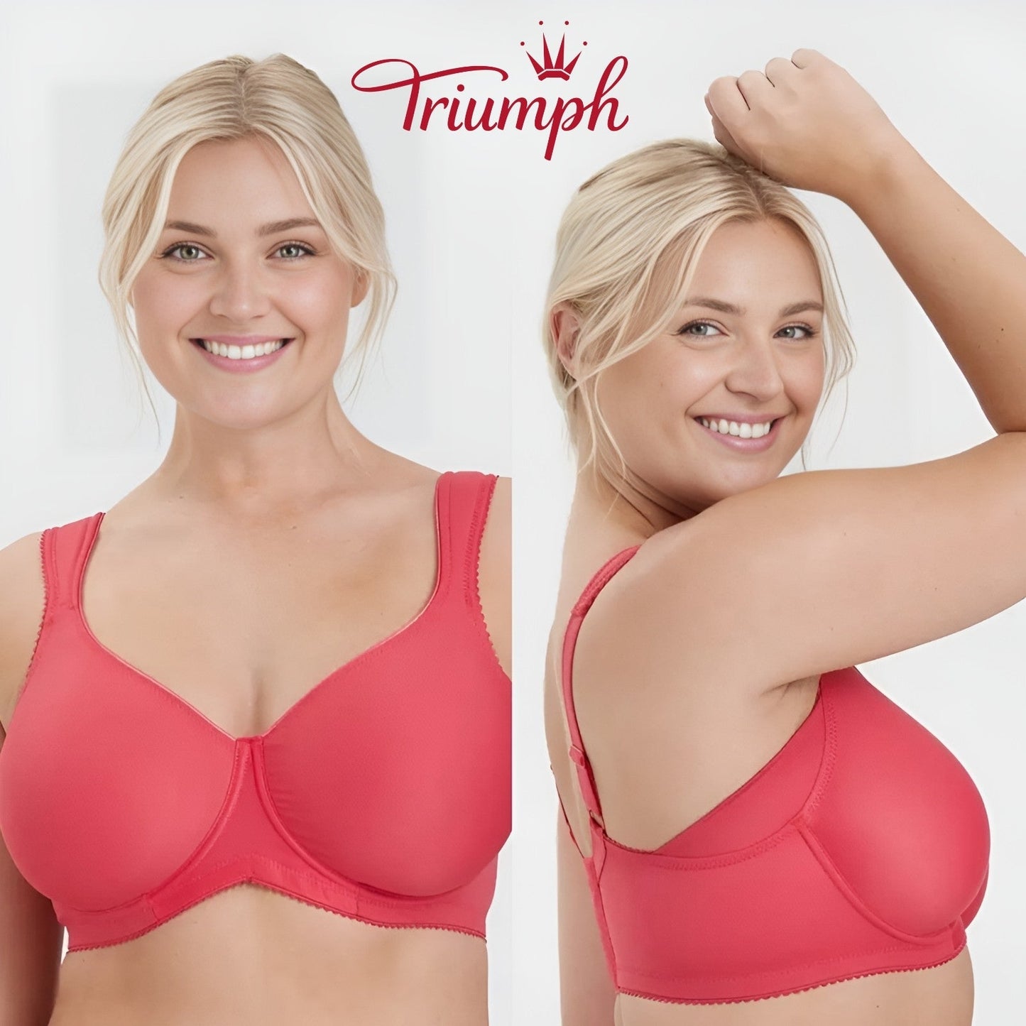 Triumph - (3 τεμάχια) Απλό σουτιέν push-up με full cup-GR