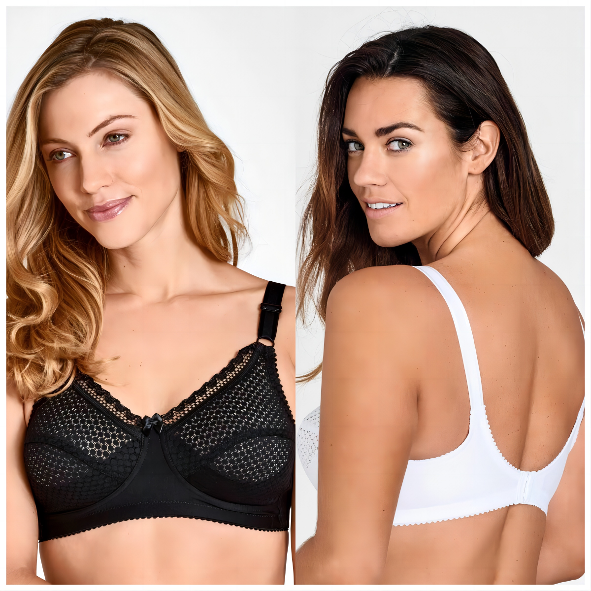 (4 vnt) Grynos medvilnės taškuotas apatinis trikotažas-LT