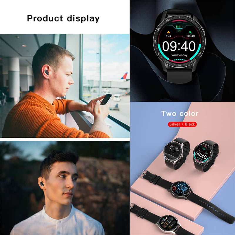 🔥2 ΣΕ 1 SMARTWATCH ΜΕ ΑΚΟΥΣΤΙΚΑ