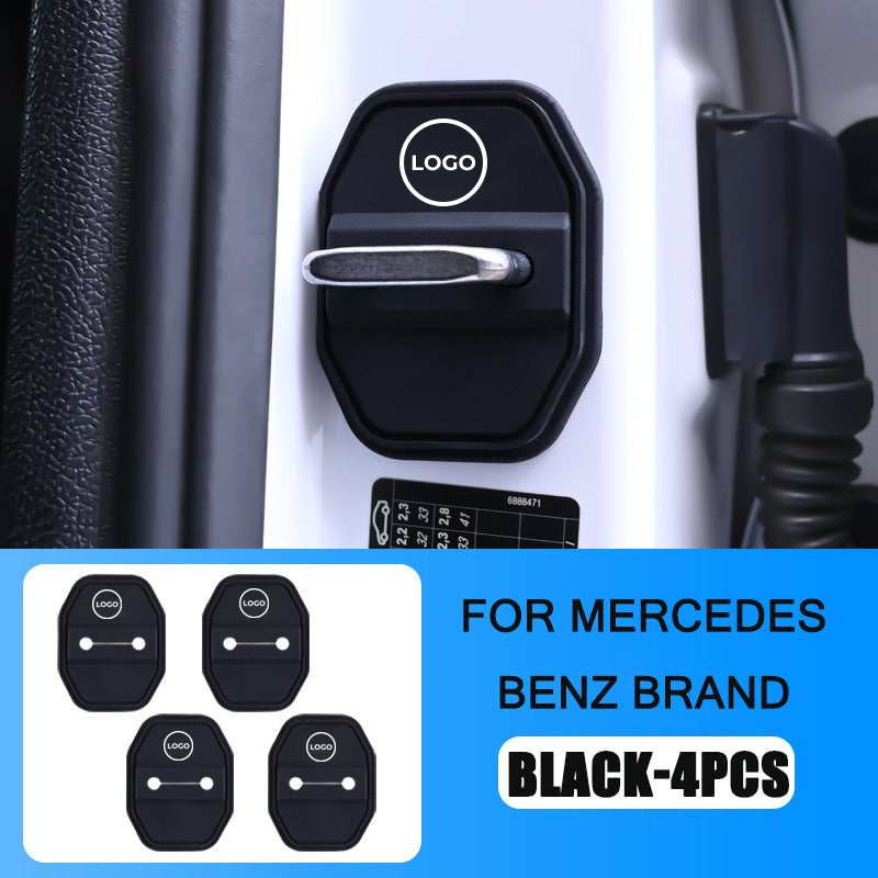 Silikoninis apsauginis dangtelis automobilio durelių skląsčiui (4 vnt.)-LT