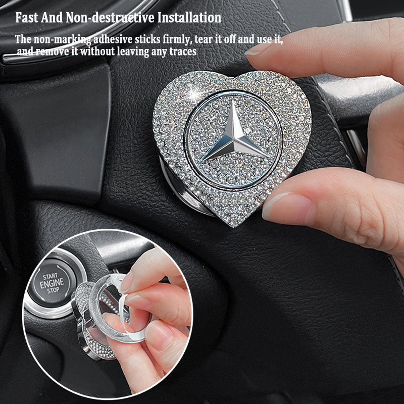 Horúci výpredaj 2025🔥Ochranné puzdro na jedno tlačidlo štartovania s diamantmi-SK