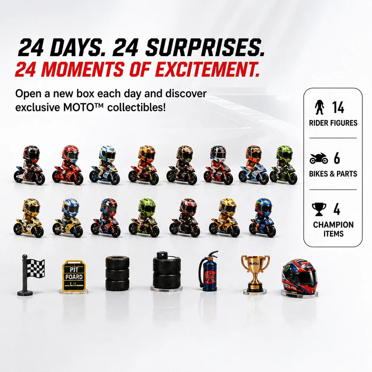 2026 MOTO Racing Advent Calendar – 24 Days of Motorcycle Racing Surprises