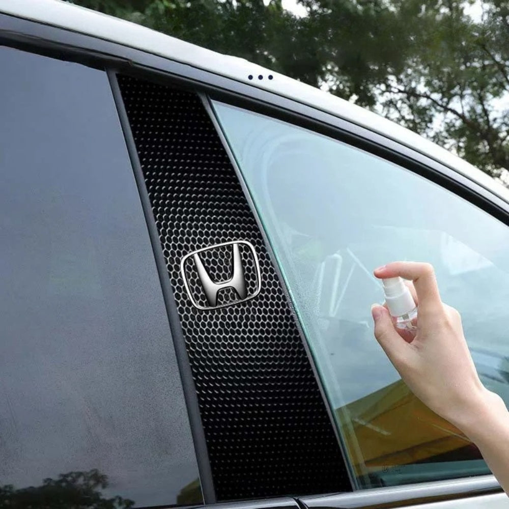 2x automobilio langų lipdukai su logotipu-LT