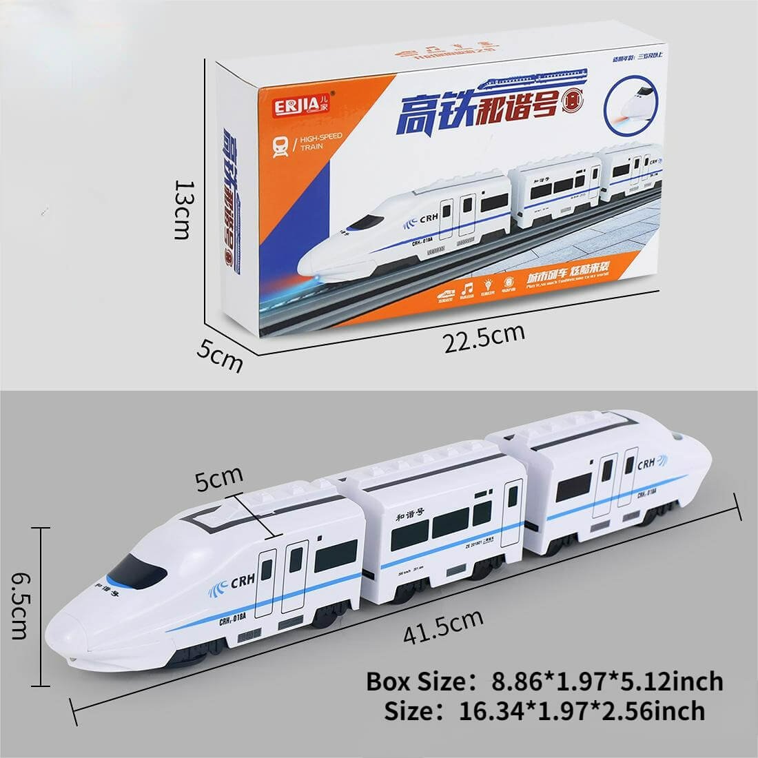 🔥Elektrinis universalus greitųjų geležinkelių modeliavimo žaislas Harmony Train-LT