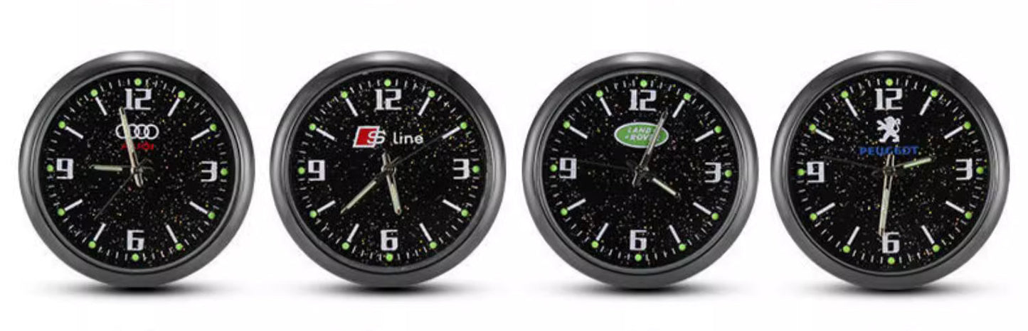Ζεστές εκπτώσεις ✨50% έκπτωση ✨Φωτεινό ρολόι αυτοκινήτου με χαλαζία-GR