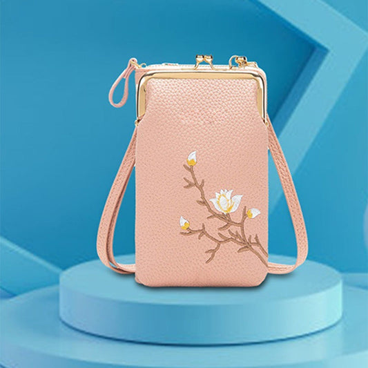 🔥👛Portfel na telefon komórkowy dla kobiet noszony na ukos🌸