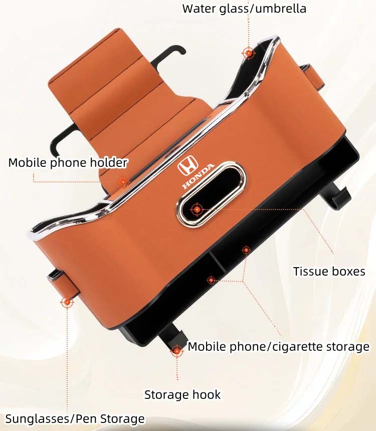 Daugiafunkcis daiktadėžės skyrius automobilio sėdynės atlošui-LT