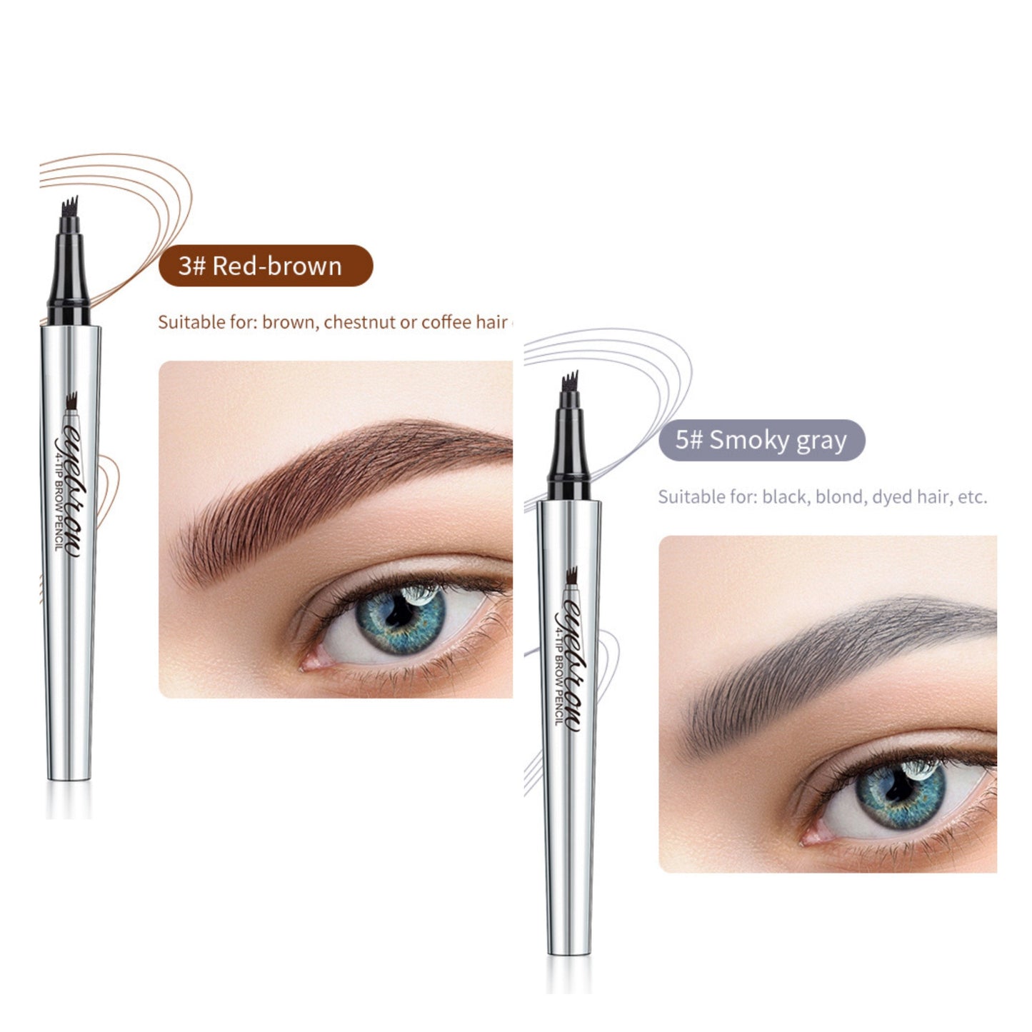 Αδιάβροχο στυλό φρυδιών 3D Microblading (2 τεμ.)-GR