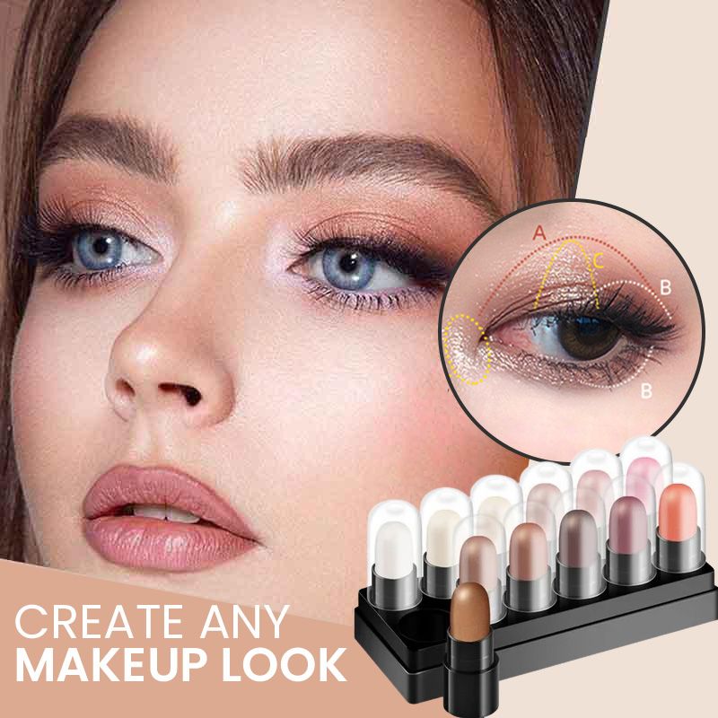 1Στυλό σκιάς ματιών με 16 χρώματα Luminous Eyeshadow Waterproof Glitter Eyeshadow Pen-GR