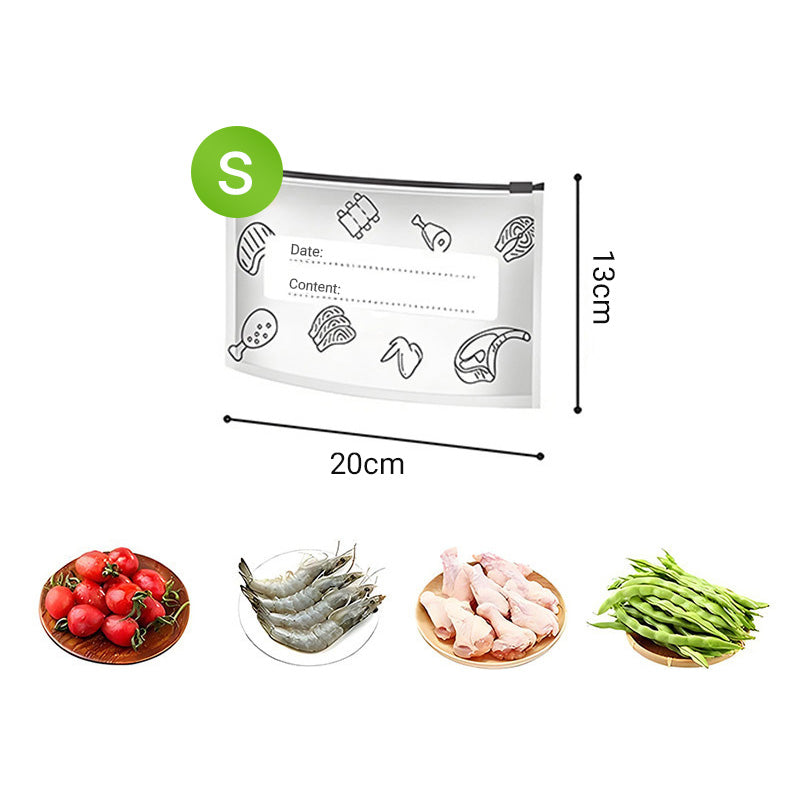 🔥Kup 10, a 20 dostaniesz gratis🔥✨Wielokrotnego użytku woreczki do przechowywania z aluminiową folią
