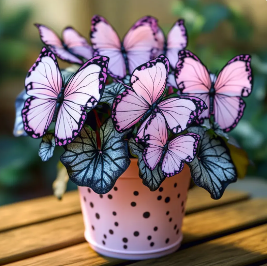 💥 Nowe begonie 🦋 Nasiona begonii motylkowej 🌱 Bonsai, jakiego jeszcze nie widziałeś