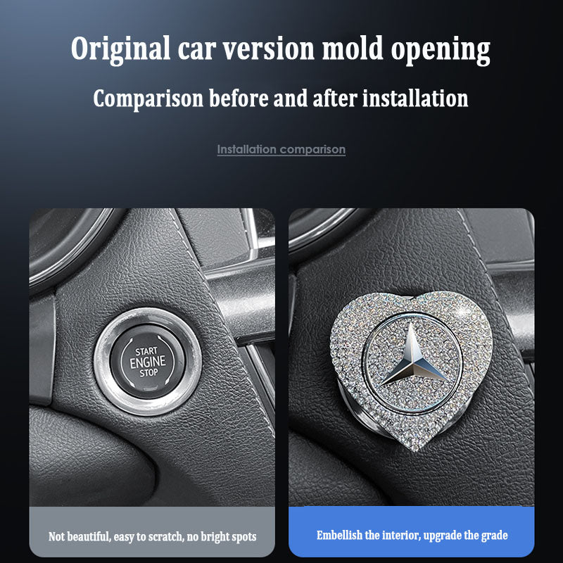 Horúci výpredaj 2025🔥Ochranné puzdro na jedno tlačidlo štartovania s diamantmi-SK