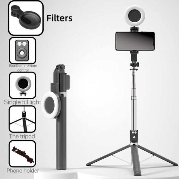 📢📢 50 % ZNIŻKI!! ⏰ 🔥 Nowy 6-w-1 Bluetooth Selfie Stick
