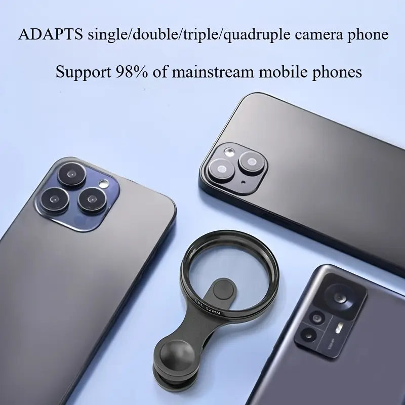 Heysliy 52mm CPL filtras telefonui su segtuku-LT