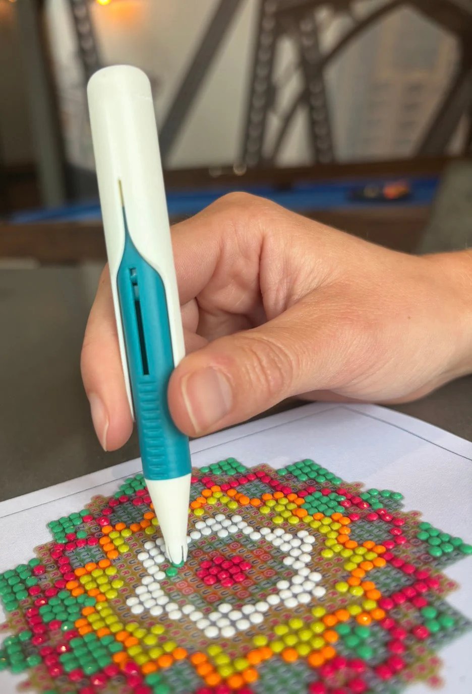 🔥Last Day 49% OFF 💎 Automatic Diamond Painting Bead dispenser | Wax-Free Round Drill Pen for Faster, Easier Crafting ✨