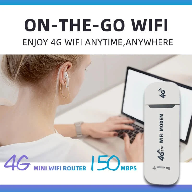 4G LTE router bezdrôtový USB mobilný širokopásmový 150Mbps adaptér bezdrôtová sieťová karta