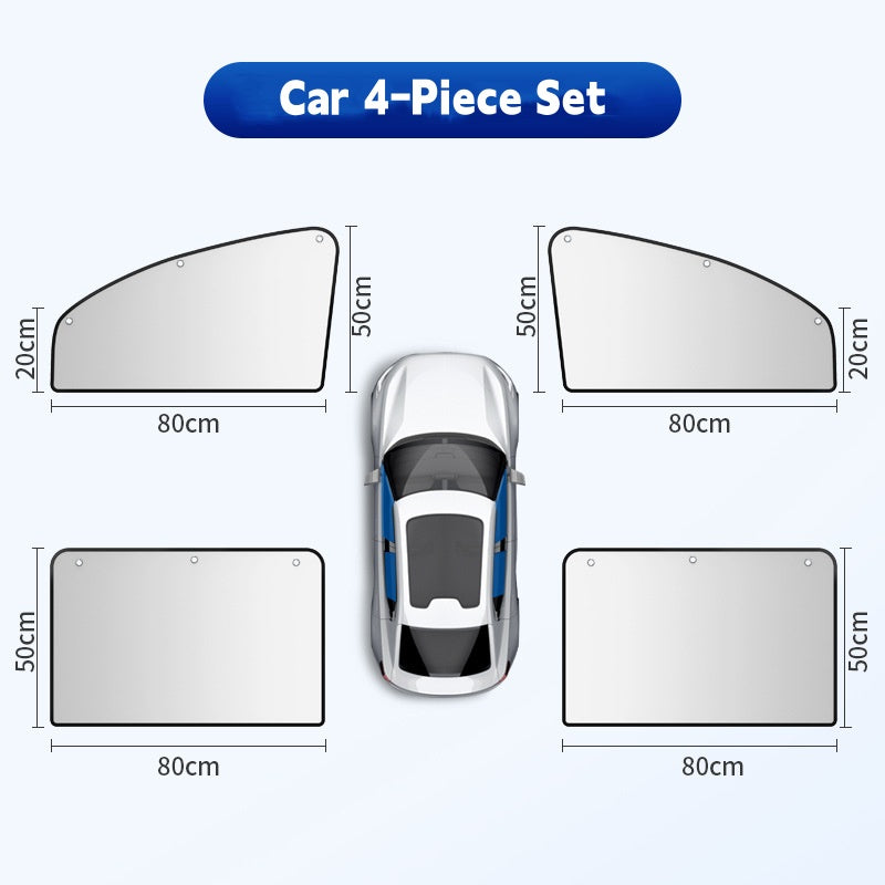 Senčnik za avtomobilska okna (univerzalen za vse modele vozil)-SI