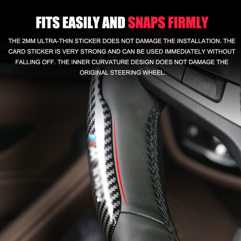 🔥Naujas universalus anglies pluošto vairo gaubtas (2 vnt.)❗Tinka visiems modeliams-LT