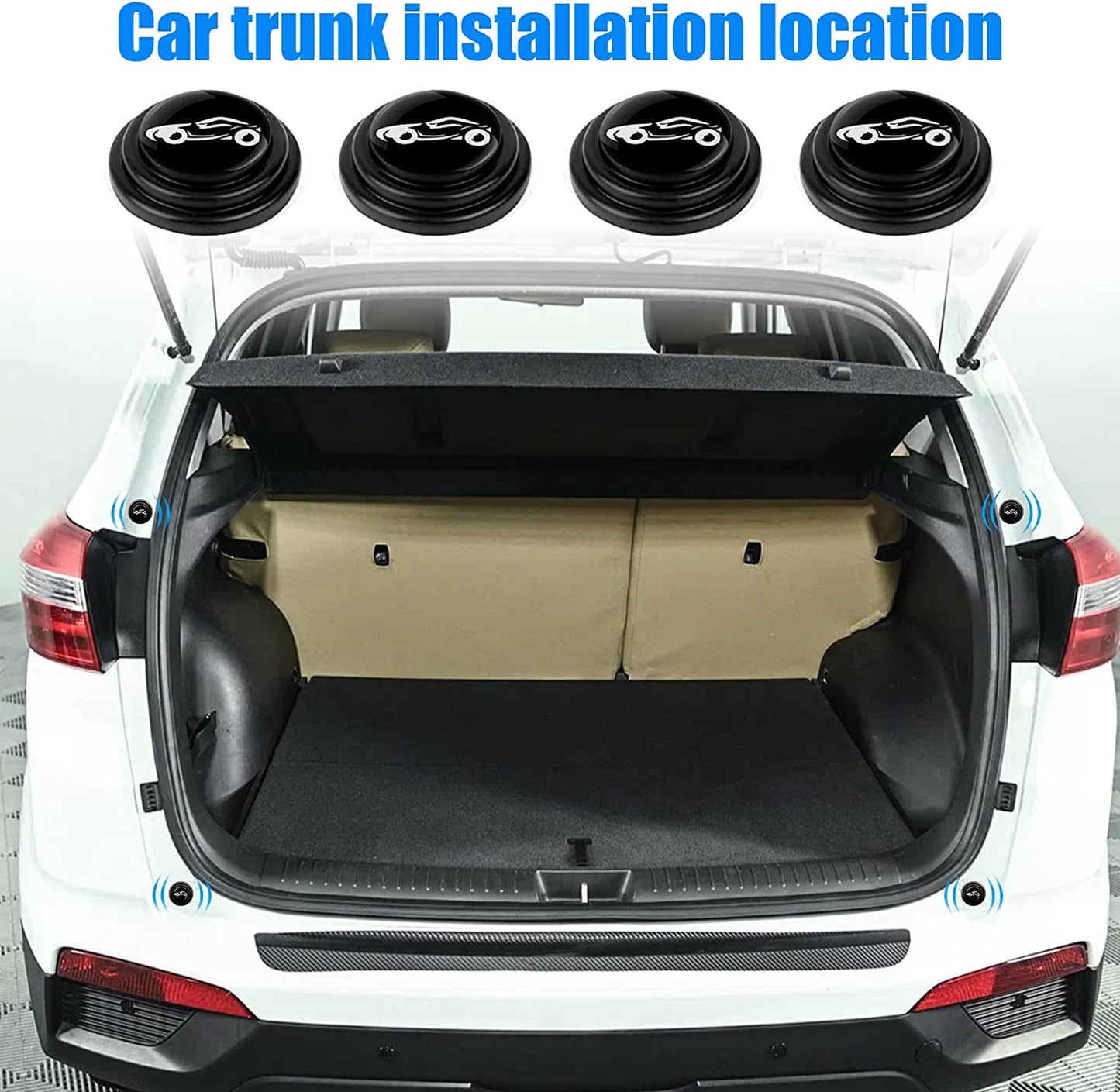 Dvigubo bėgelio automobilio durų pagalvėlė su dideliu elastingumu ✨20 vnt.✨-LT