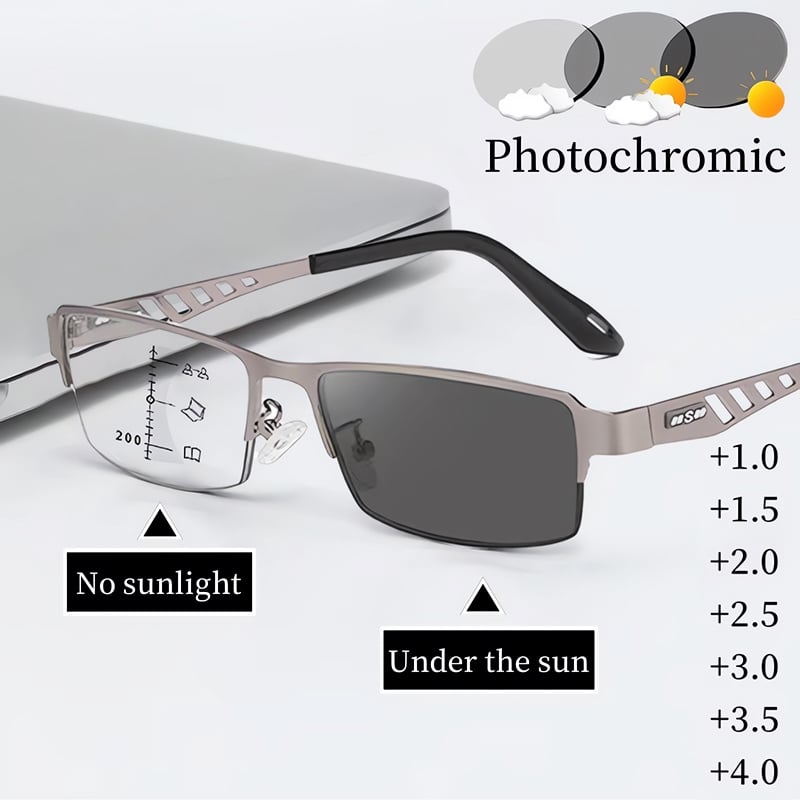 🔥Specjalna cena 15,99 USD dzisiaj!!!💥Ultralekkie wieloogniskowe okulary do czytania fotochromowe