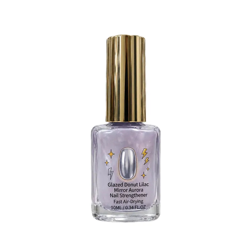 📢📢Kup 2, a 1 dostaniesz gratis!! ⏰Odżywka do paznokci Lilac Glossy Mirror