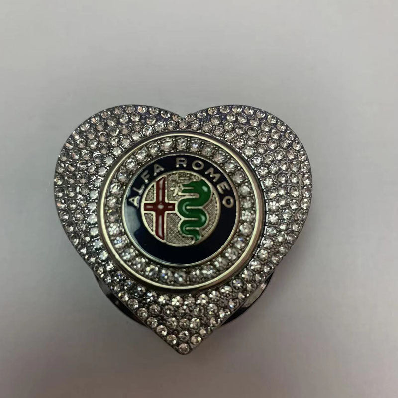 Προσφορές 2025🔥Προστατευτική θήκη με ένα κουμπί σε σχήμα καρδιάς, διακοσμημένη με διαμάντια-GR