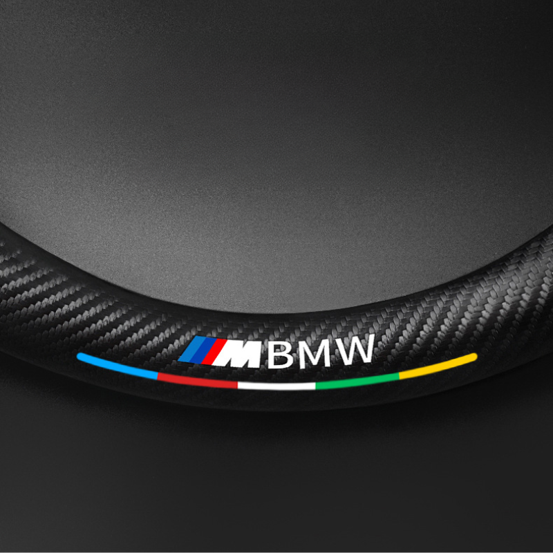 TrackVibe | Κάλυμμα τιμονιού από μαύρο σουέτ άνθρακα – Αντιολισθητικό και ανθεκτικό στη φθορά-GR