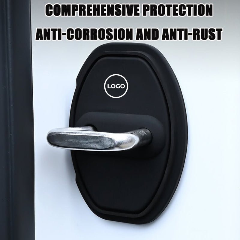 Silikoninis apsauginis dangtelis automobilio durelių skląsčiui (4 vnt.)-LT