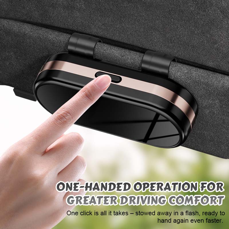 Lustrzane etui na okulary do samochodu