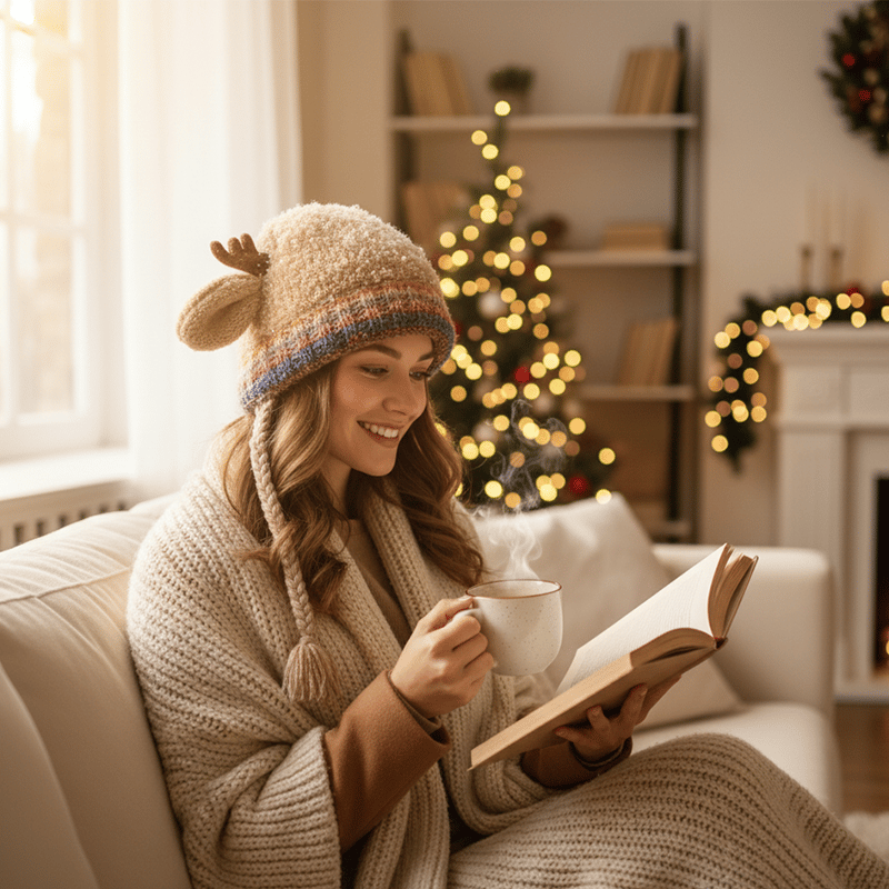 Świąteczny kapelusz z poroża