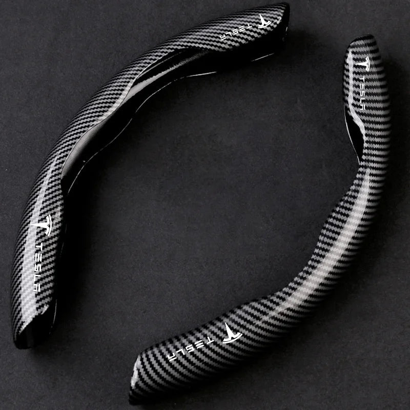 🔥Νέο κάλυμμα τιμονιού από ανθρακονήματα γενικής χρήσης (2 τεμάχια)❗Ταιριάζει σε όλα τα μοντέλα-GR