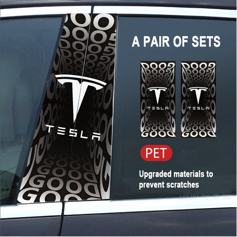 🔥Εκπτώσεις🔥Προστατευτική μεμβράνη HD για τροποποίηση κολόνας B αυτοκινήτου 2025 (2 τεμ.)-GR