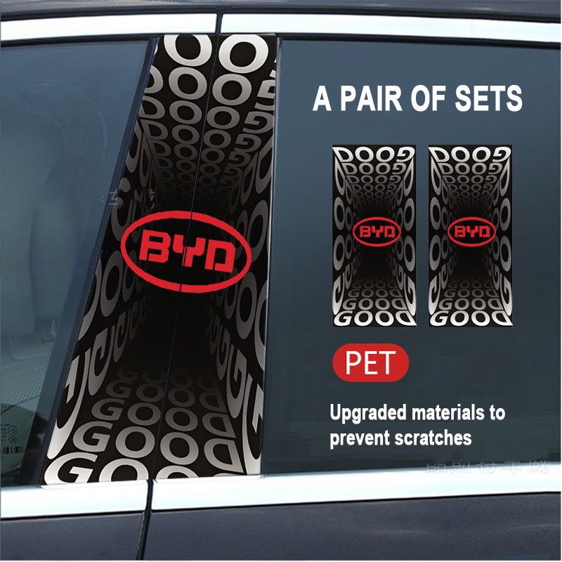 🔥Išpardavimas🔥2025 m. automobilio „Creative“ B statramsčio modifikavimo HD apsauginė plėvelė (2 vnt.)-LT