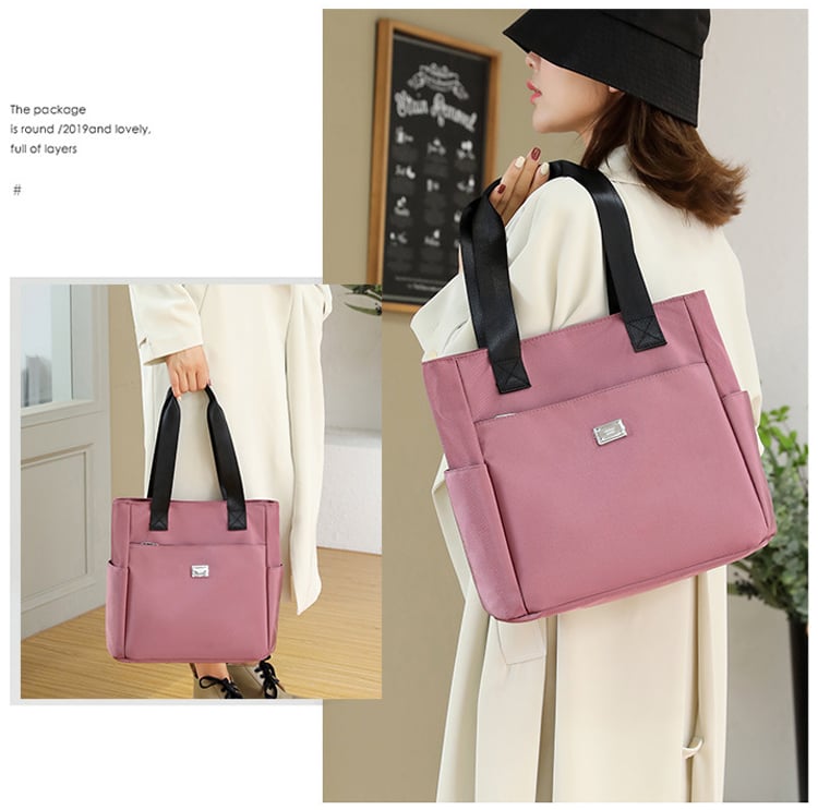 🔥Wodoodporna nylonowa torba na ramię o dużej pojemności i wielu kieszeniach👜