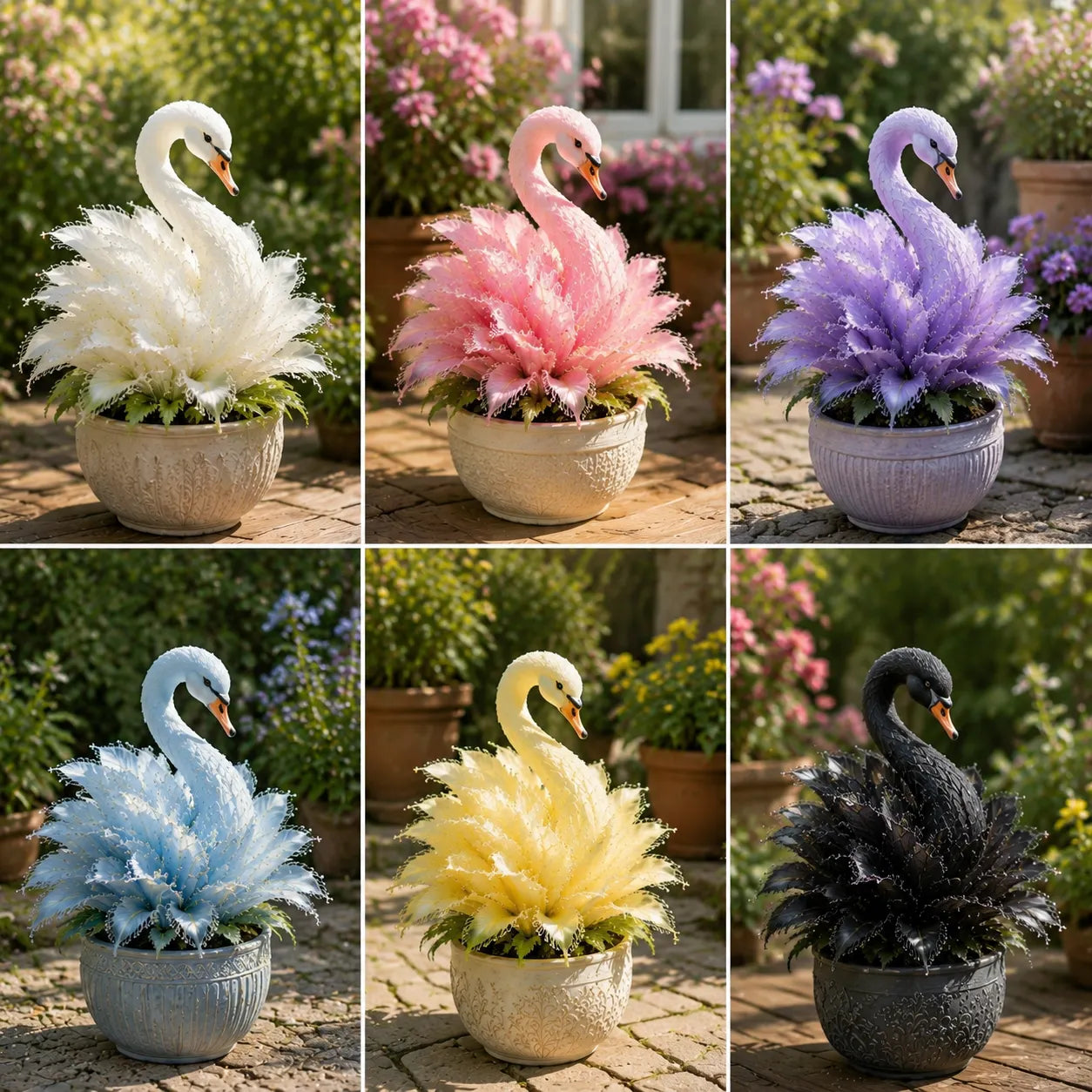 🔥Huge Discounts!🦢 Rare Swan Flower Bulbss – Grow Your Own Dreamy Swan Lake Garden