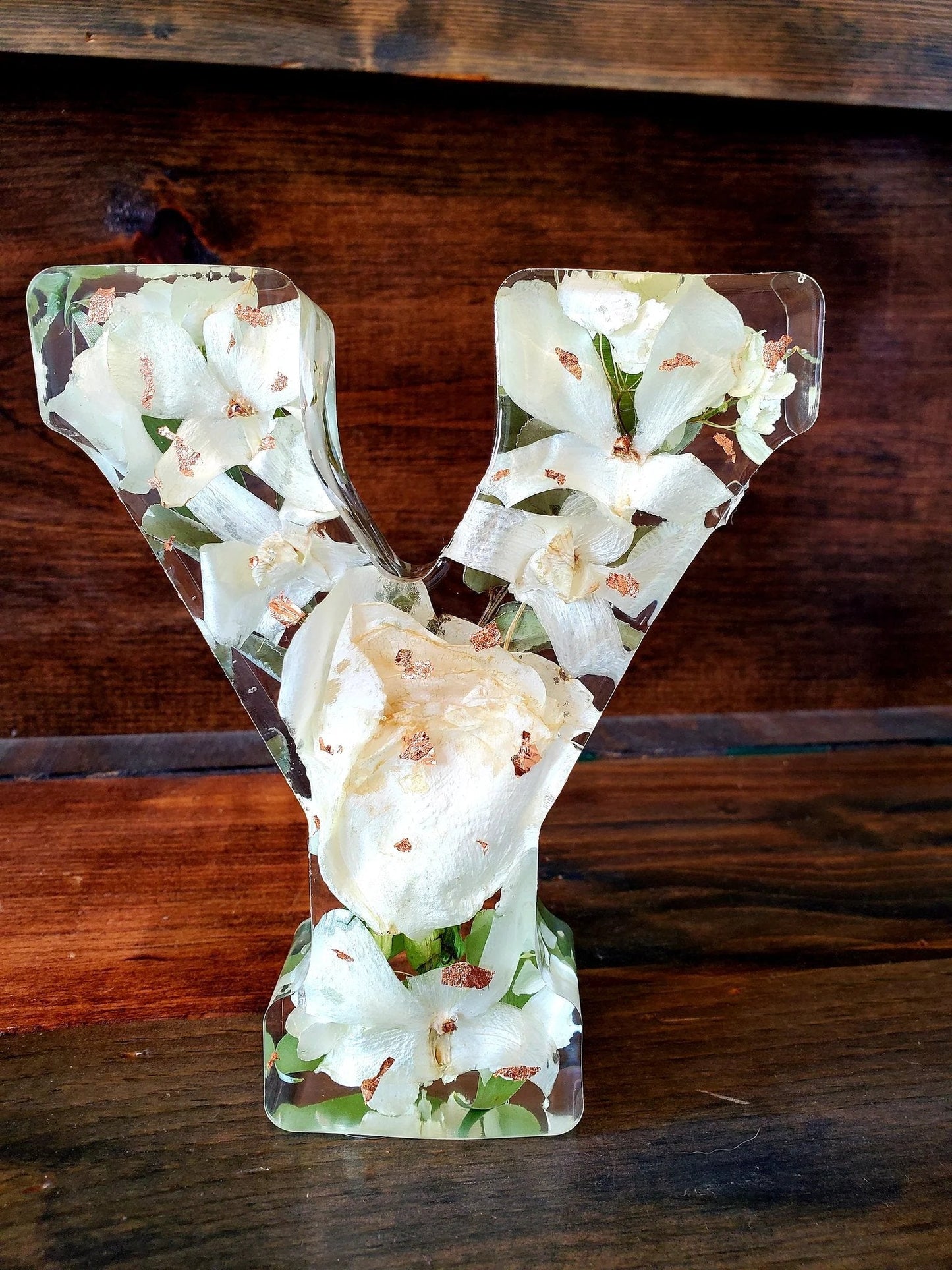 🌸Χειροποίητο νυχτερινό φωτιστικό από ρητίνη λουλουδιών-GR