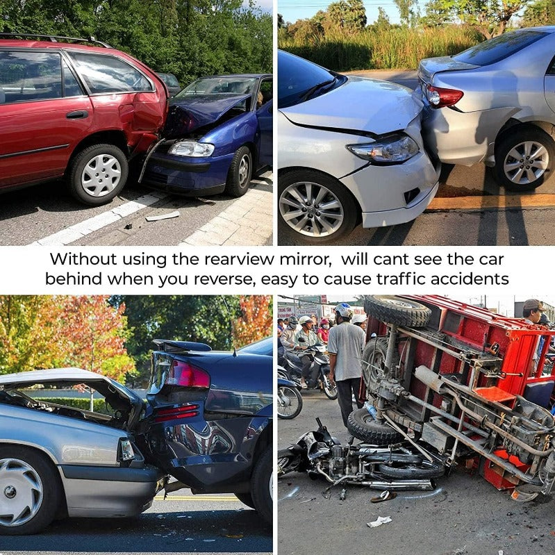 12-calowe panoramiczne lusterko wsteczne z klipsem