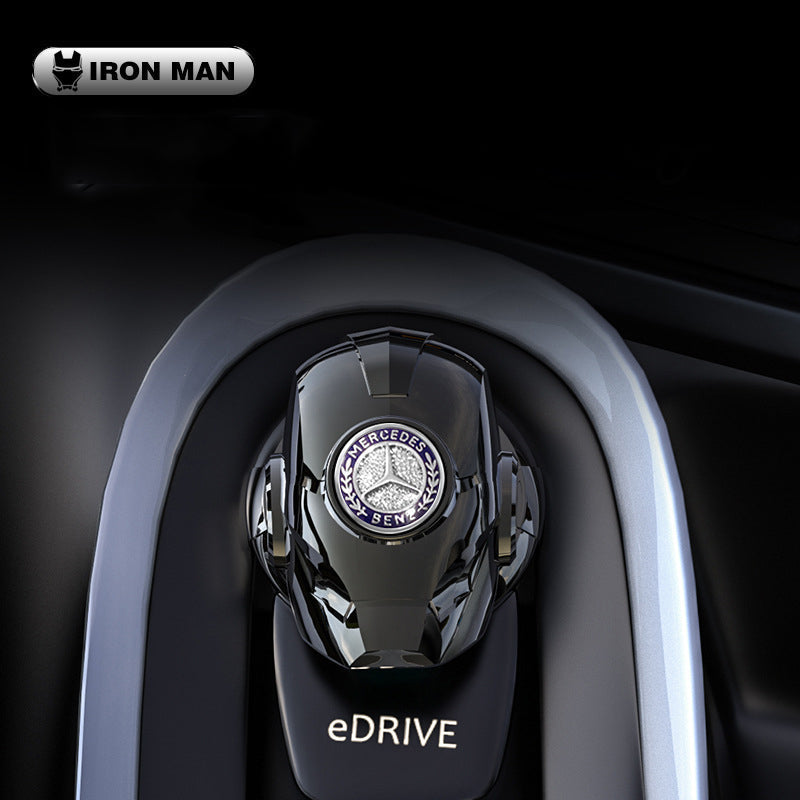 „Iron Man“ automobilio užvedimo mygtuko apsauginis dangtelis-LT