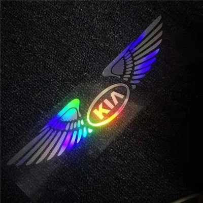 Laserowa naklejka na samochód 3D Angel Wings ✧4PCS✧